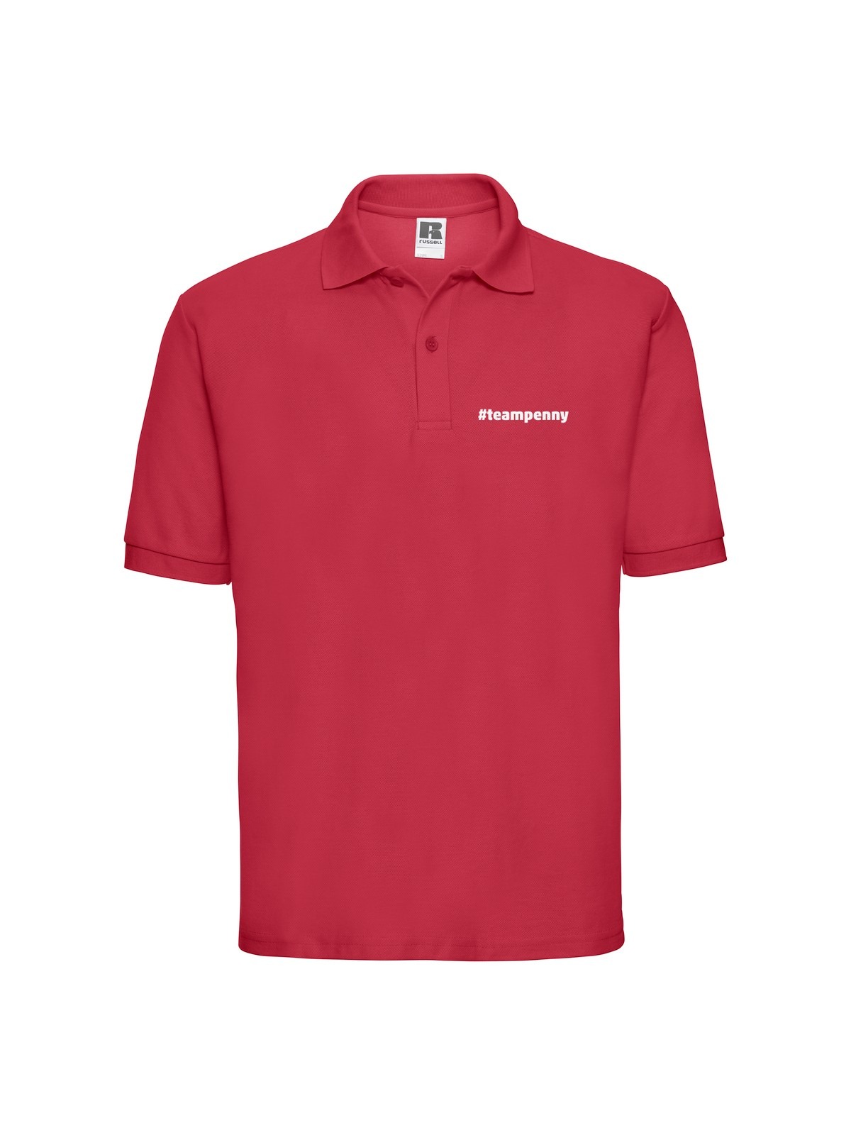 #teampenny Polo Herren Classic Red 4XL